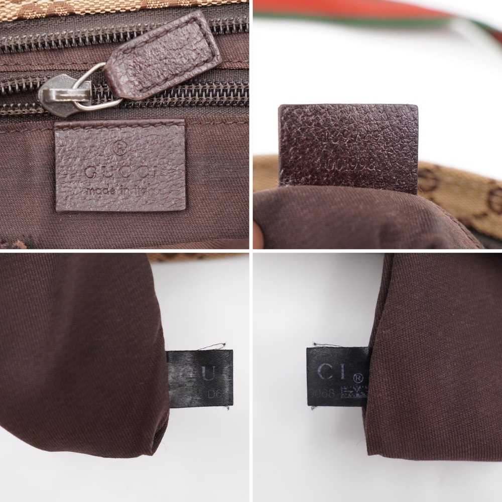 BN22 ❣️ GUCCI Monogram Web Flat Messenger Crossbody - Picture 9 of 13